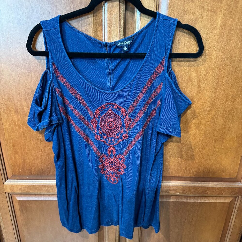 Women's Lucky Brand SS Shirt Size XL